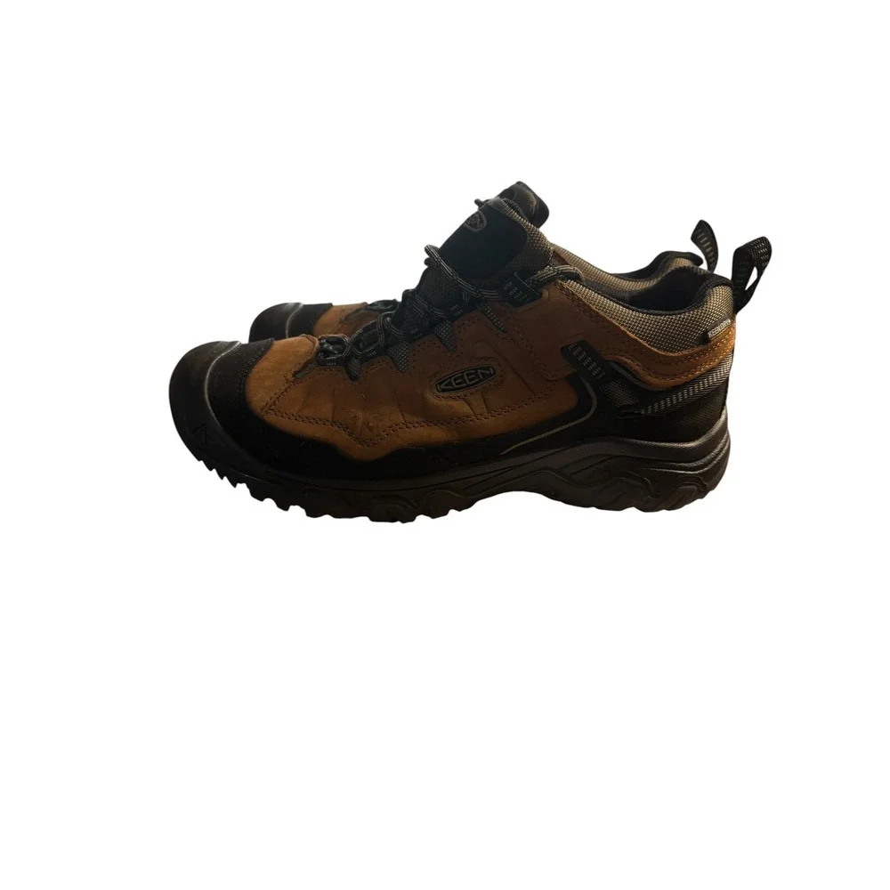 Keen Targhee III Waterproof Hiking Shoes Brown Black Mens 9 1028997 Low Trail